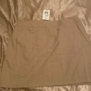 NWT Khaki/Tan mini pencil skirt